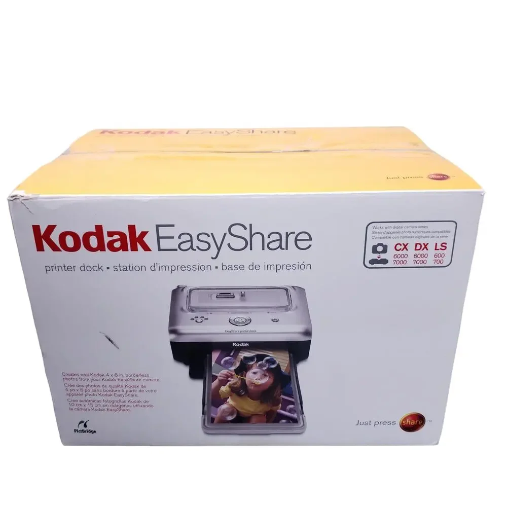 Kodak Printer Dock for EasyShare CX DX LS Cameras | Compact Photo Printer
